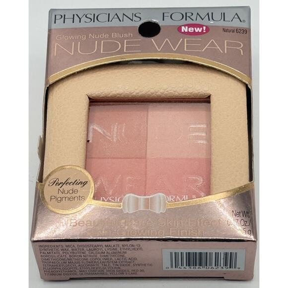 Physicians Formula Nude Wear Glowing Nude Blush , Natural , #6239 - Picture 2 of 3